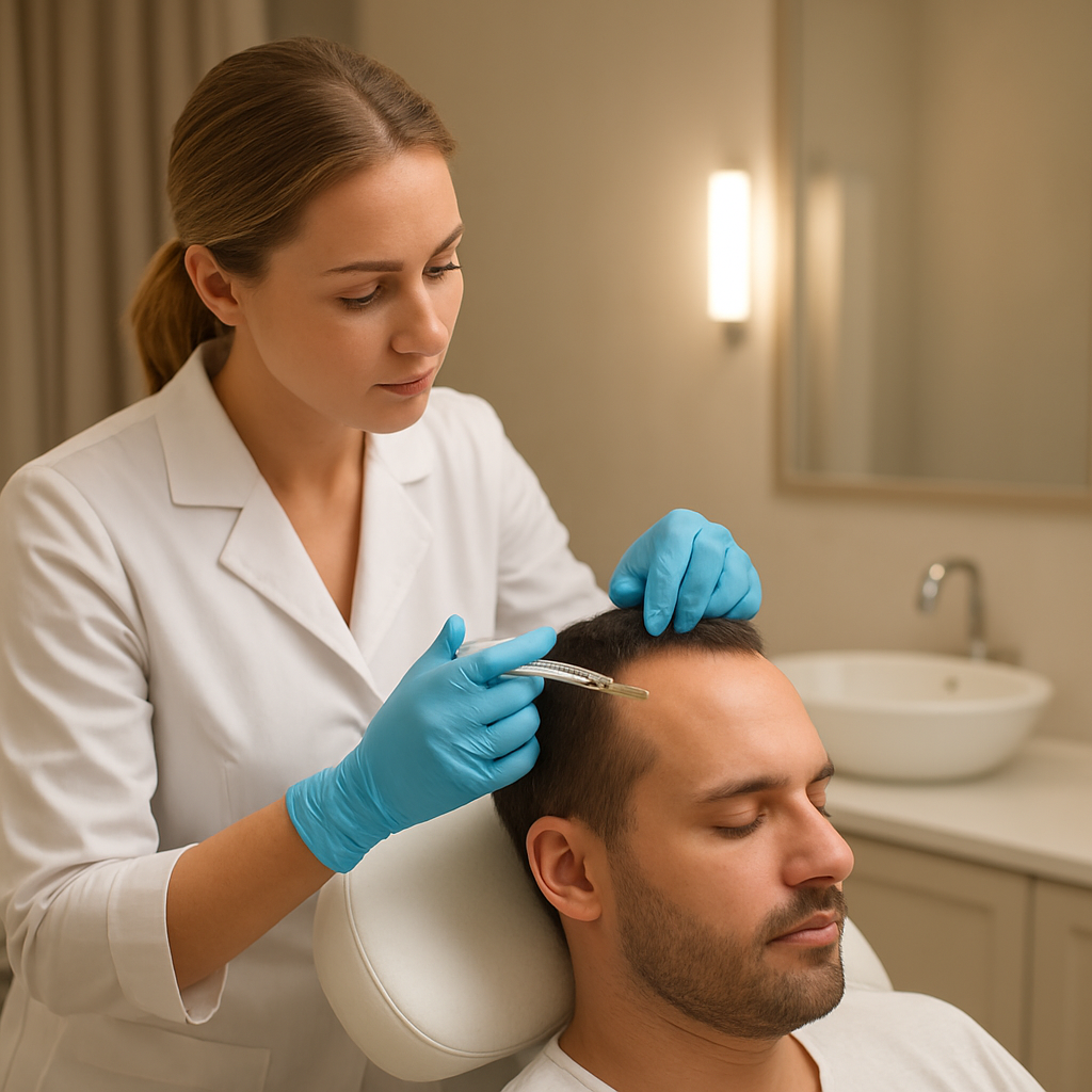 Hair PRP with Exosomes treatment at Glow Me Now