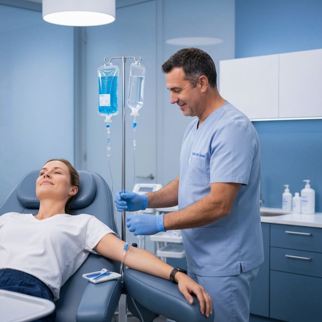 IV Glutathione Therapy treatment at Glow Me Now